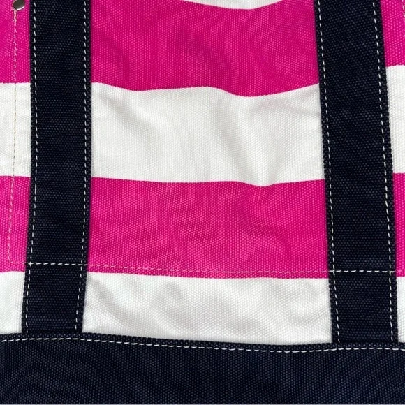 J. Crew Striped Canvas Tote Bag - Picture 8 of 12